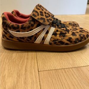 Steve Madden Leopard Print Sneakers with Brown and Black Accents